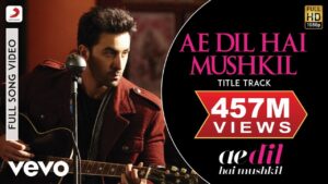 Ae Dil Hai Mushkil Lyrics in English and Hindi